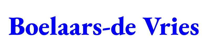 Boelaars de Vries logo